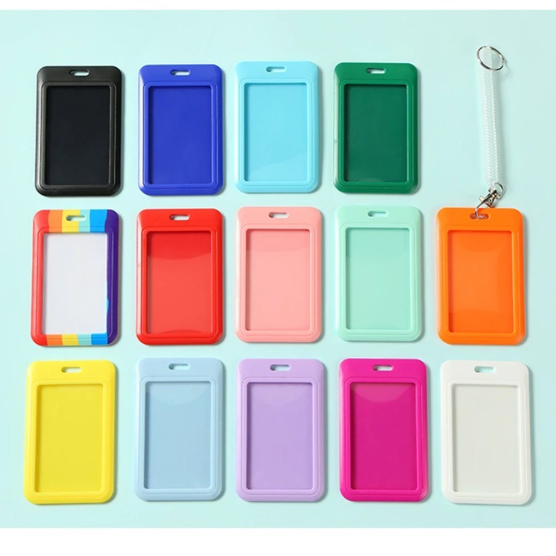 قابل للسحب مفتاح سلسلة معرف حامل بطاقة الاسم شارة بلاستيكية حامل مكتب لوازم المستشفيات هدية #2