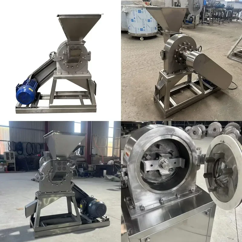 Wheat Flour Grinder Coffee Bean Mill Ginger Spice Crusher Electric Grain Grinding Machine for Kitchen Home Use