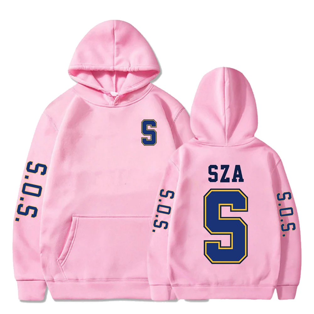 SZA Merch SOS Blind New Album Hoodie Long Sleeve Streetwear Men Women Hooded Sweatshirt 2023 New Fashion Clothes