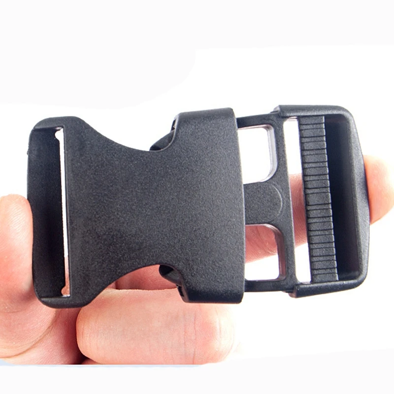 2/5/10Pcs Quick Side Release Buckles 25MM/38mm Adjustable Plastic Clips for Backpack Straps Black Paracord Parachute DIY Gear