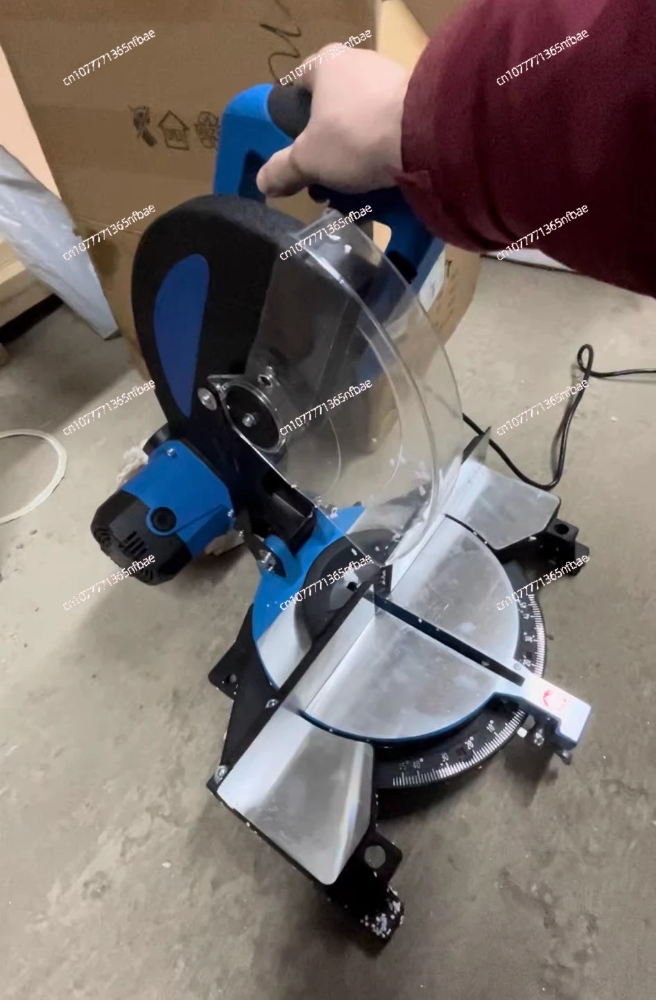 10 Inch 255mm Multi-Function Miter Saw Aluminum Wood Cutting Machine 45 Degree Bevel Cutting Tool