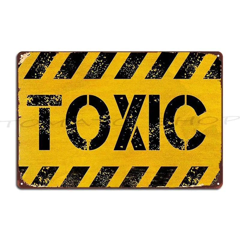 Radiation Hazard Essential  Metal Sign Cinema Designing Garage Wall Designer  Tin Sign Poster