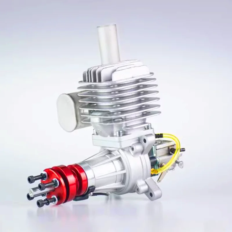 RCGF 60cc Single Cylinder Side Exhaust Natural Air Petrol/  Engine with Walbro Carburetor Metal Material for RC Airplane