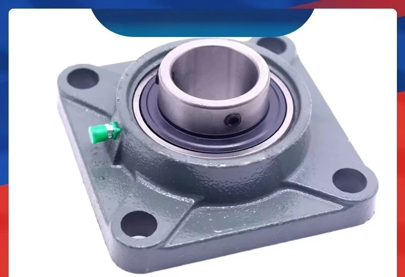 Square outer spherical bearing with seat UCF203 F204 F205 F206 F207 F208 F209 F210