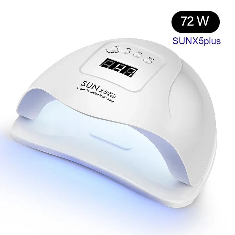 90W SUNX5MAX Nail Dryer 45 PCS LEDs UV LED Nail Lamp for Gel Polish Dual Power Quick Drying with Auto Sensor Manicure Salon Lamp