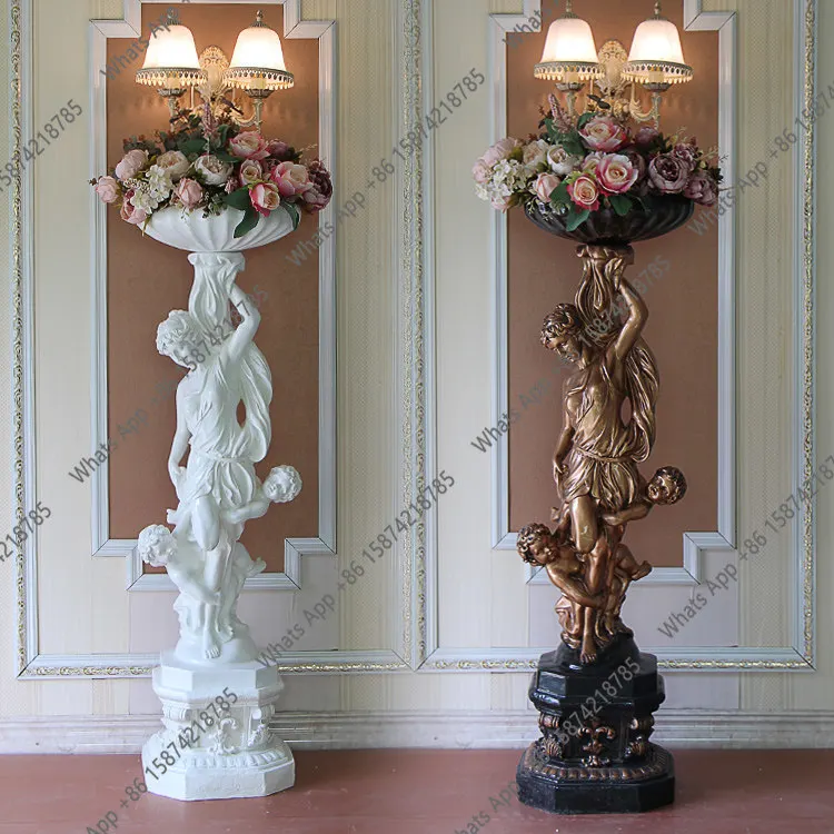 Vb European Character Home Living Room Corridor Floor Ornament Staircase Entrance Entrance Entrance Beautiful Woman Sculpture