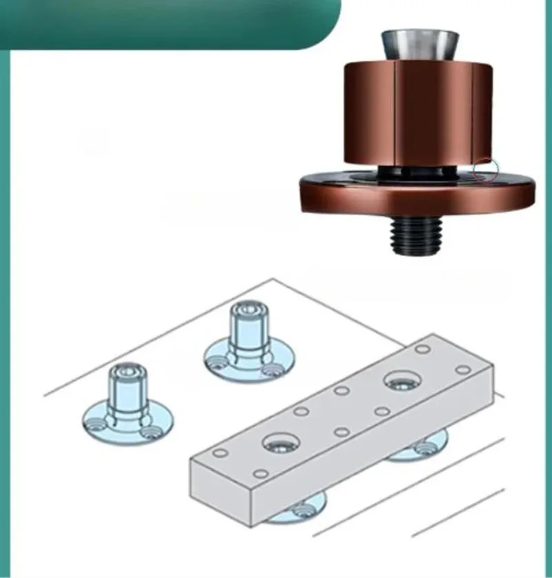 CNC Internal Support Clamp Quick Positioning Expansion Pin Manual Internal Hole Tightening Locator 1PC