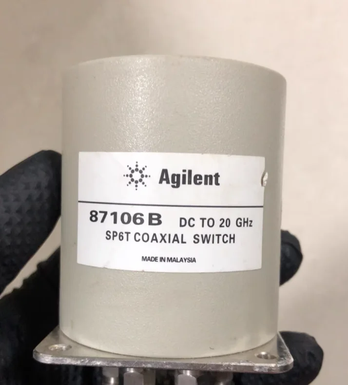 

87106B 20 GHZ SP6T 24 v SMA rf coaxial microwave switch