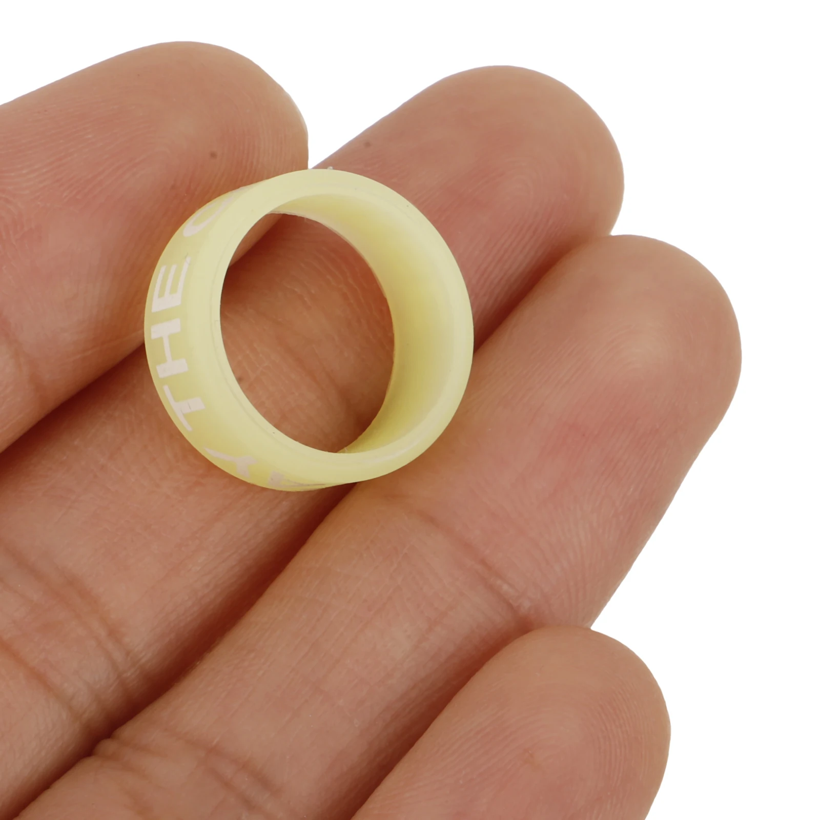 

10 Pcs Luminous Drum Rod Ring Adults Key Practice Rings for Drumming Anti- Cover