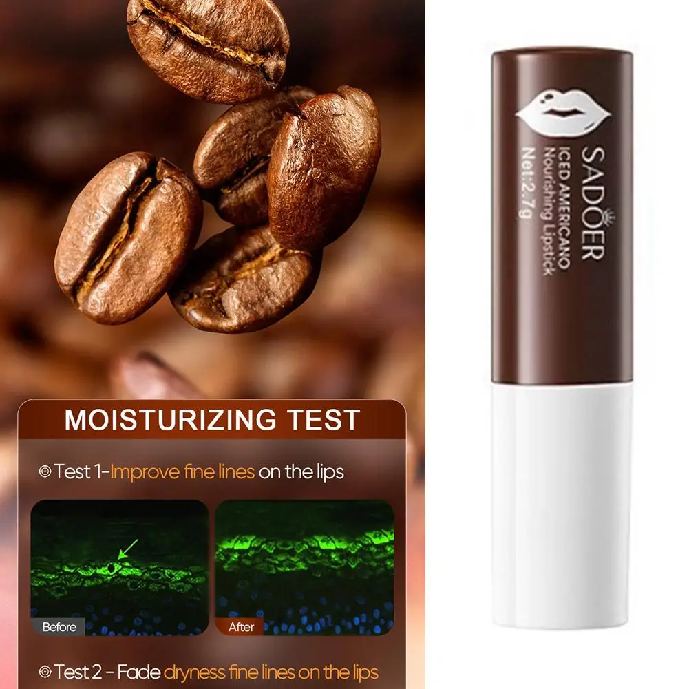 Lipstick Iced Americano Caffeine - Nourishing Lipstick, odżywia i poprawia suchość oraz sprawia, że usta są różowe.