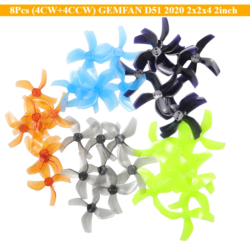8Pcs (4CW+4CCW) Gem…