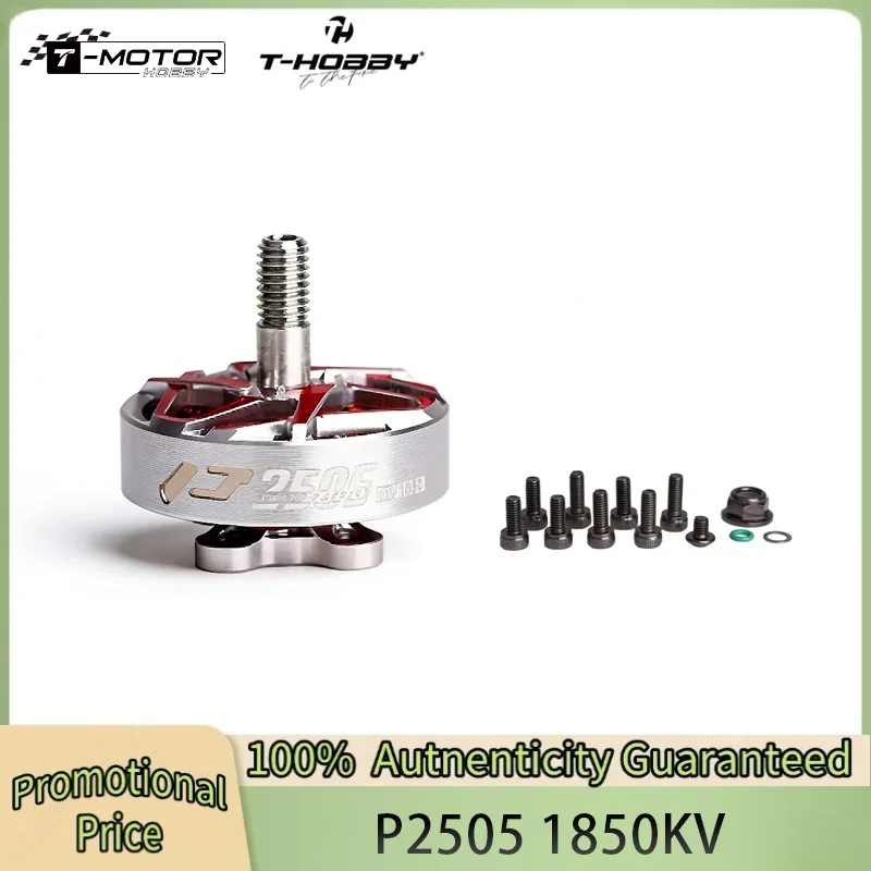 

Бесколлекторный FPV-мотор T-HOBBY T-MOTOR P2505 KV1850 4-6S для фристайл-дронов, квадрокоптеров, запчасти для радиоуправляемых моделей, DIY-комплектующие