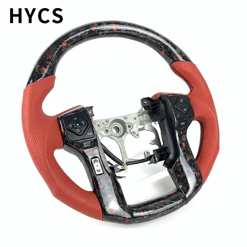 JDM Racing Car Accessories Carbon Fiber Steering Wheel for Toyota Tacoma Land Cruiser