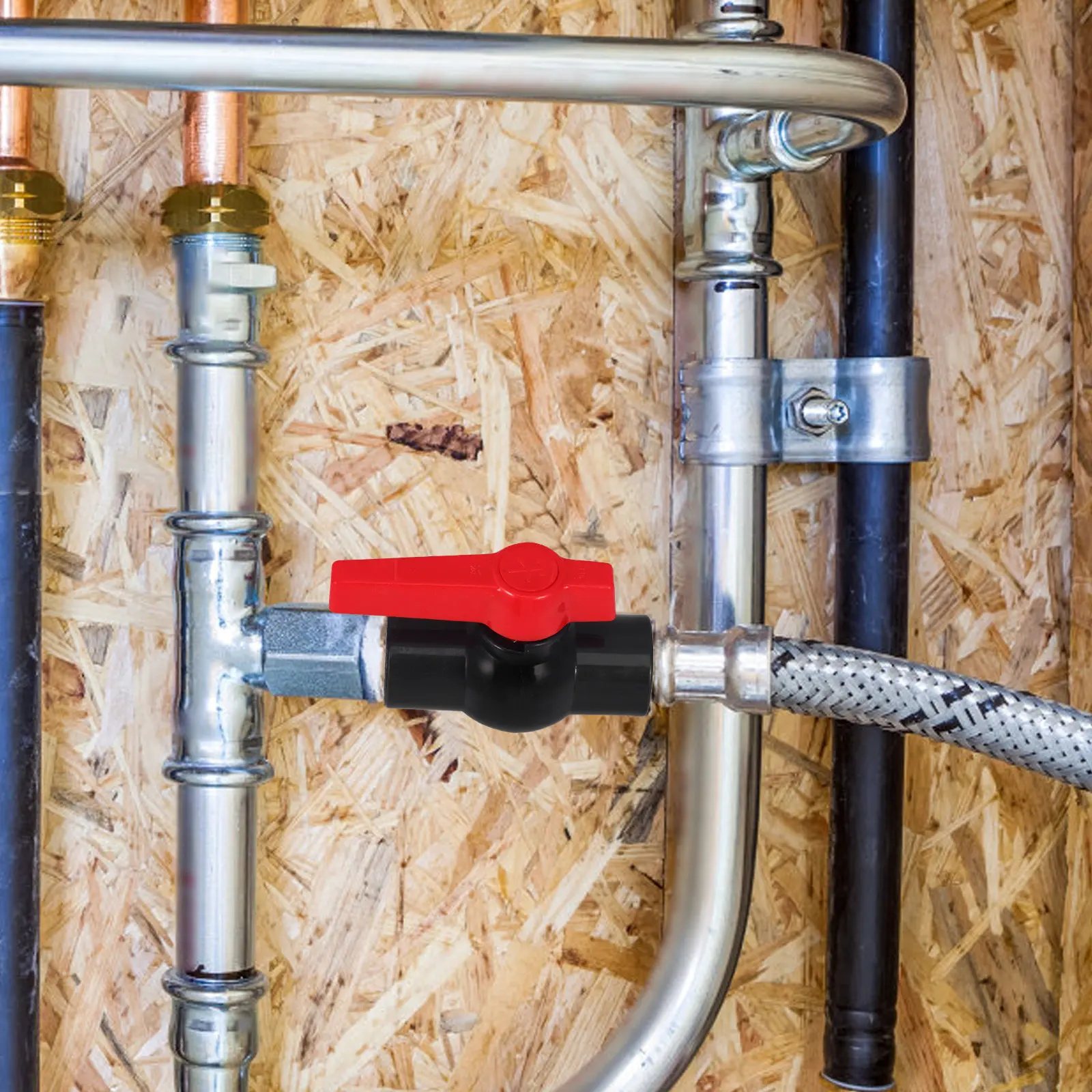 PVC Ball Durable Material Easy Installation Versatile Use Secure Connection Water Pipe Fittings Flow Control Valve Repair Kit