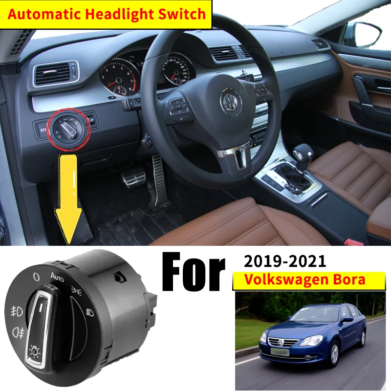 

Car Automatic Switch for Volkswagen VW Bora 2019 2020 2021 Accessories Upgrade Modificati Headlights Auto Tuning Interior Parts