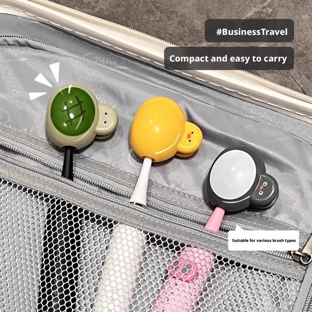 1/3pcs Adorable Animal-Themed Toothbrush Head Cover ，Waterproof, Dustproof, Perfect for Travel & Bathroom Organization Toothbrus