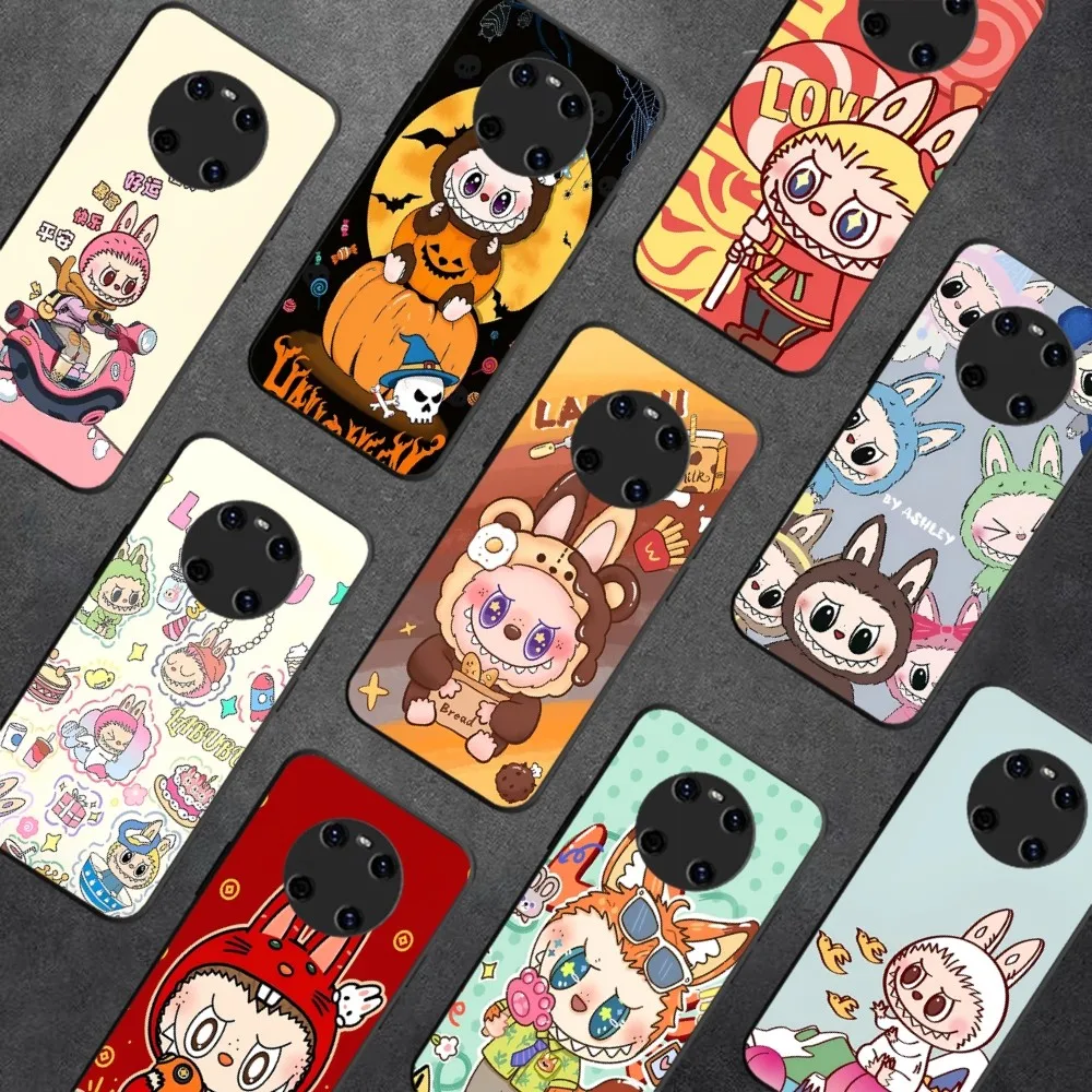 

New Kawaii Cute L-Labubu Phone Case For Huawei Y9 6 7 5 Prime Enjoy 7s 7 8 Plus 7a 9e 9plus 8E Lite Psmart Shell