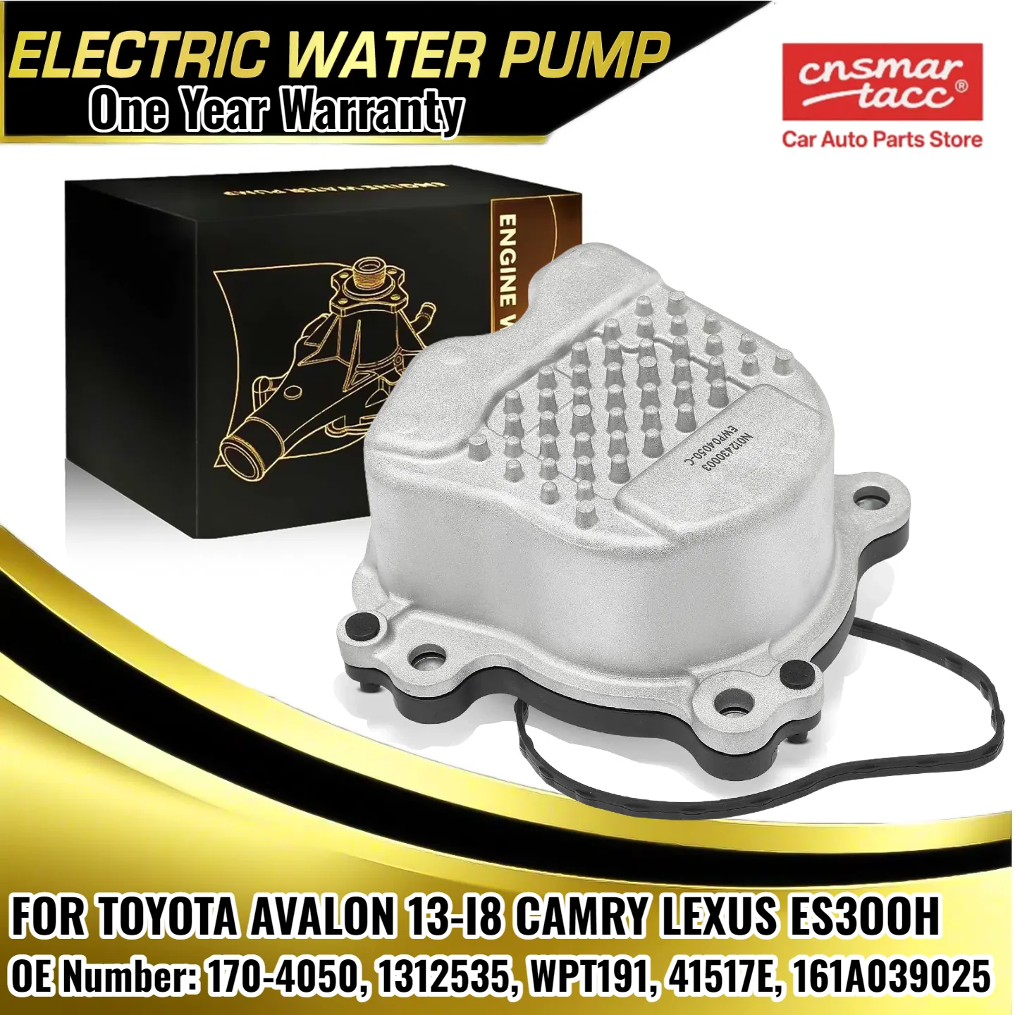 

Водяной насос двигателя с прокладкой для Toyota Camry 2012-2017 Avalon 2013-2018 Lexus 170-4050, 1312535, WPT191, 41517E, 161A039025