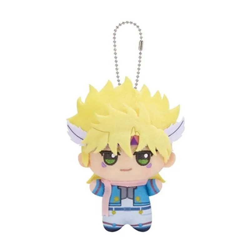 Anime JOJO Bizarre Adventure Plush Toy Set Mini Stuffed Figure Keychain Ornament for Collection Bag Decor Themed Gift