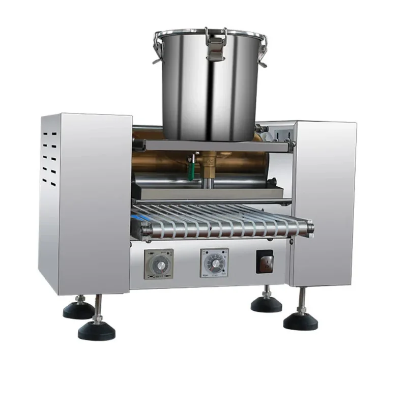 Commercial Automatic Mille Crepe Wrapper Cake hine Thickness AdjustableThousand Layer Spring Roll Pancake Making Maker