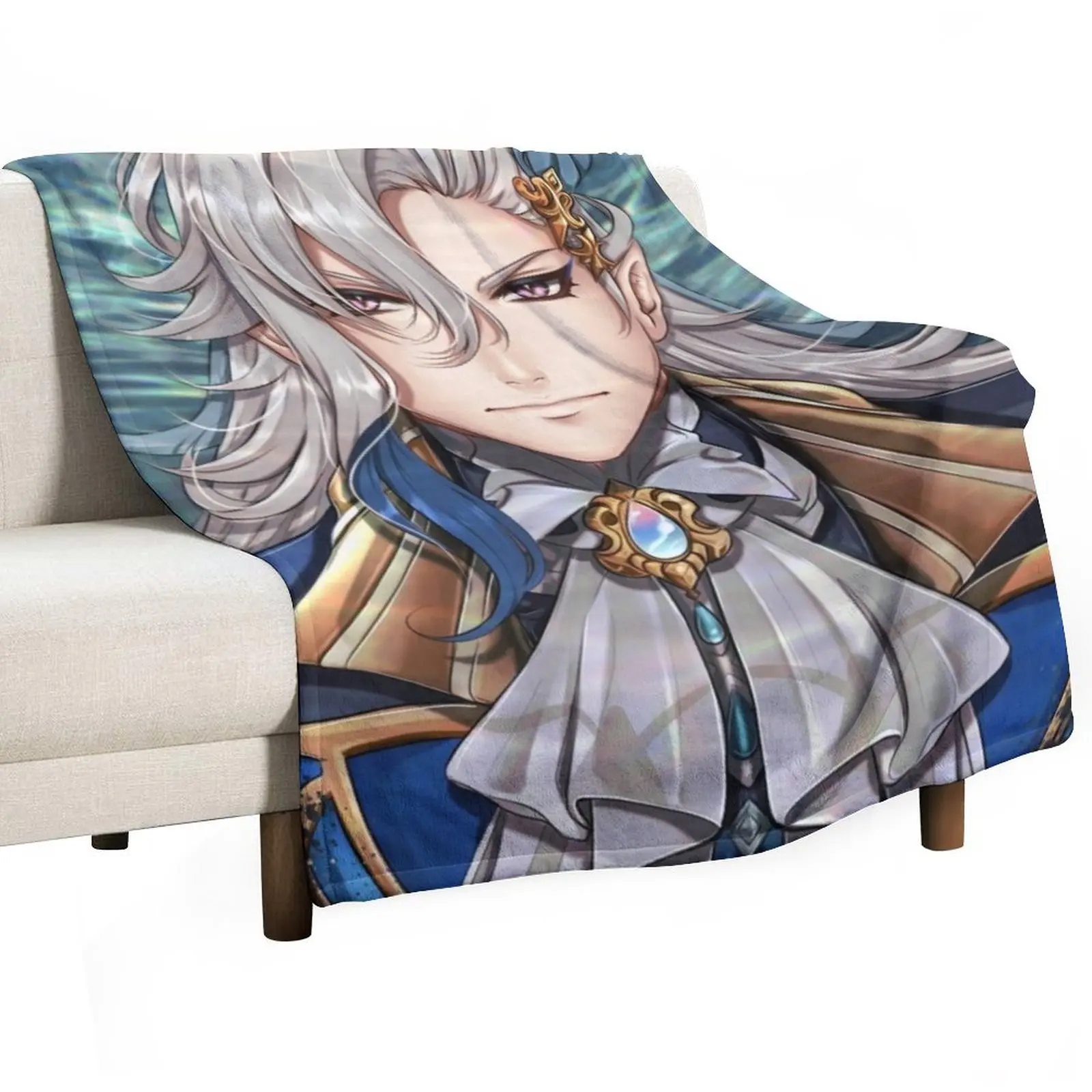 

neuvillette (genshin) Throw Blanket Soft sofa bed Blankets Sofas Of Decoration Winter beds Blankets