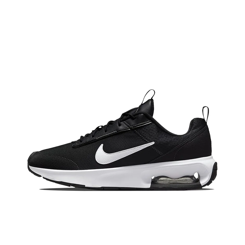 Nike Air Max INTRLK Running Shoes Men's Low Top Black/White DH0321-001