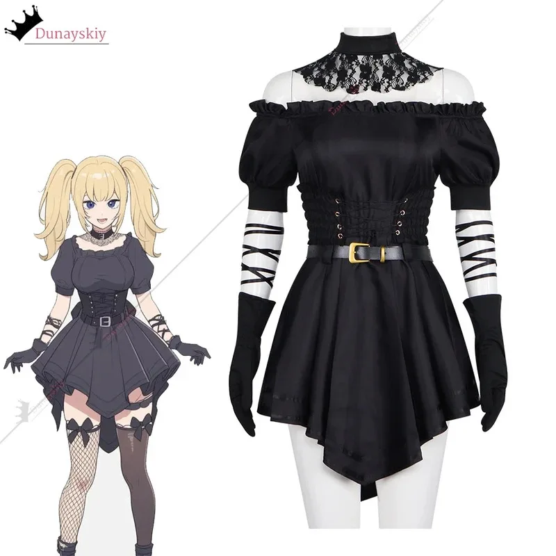 25COSAni Grok Ai أنيمي الظاهري AI صديقة تأثيري فستان مثير ازياء النمط الياباني القوطية الدانتيل فستان قصير هالوين Disgui