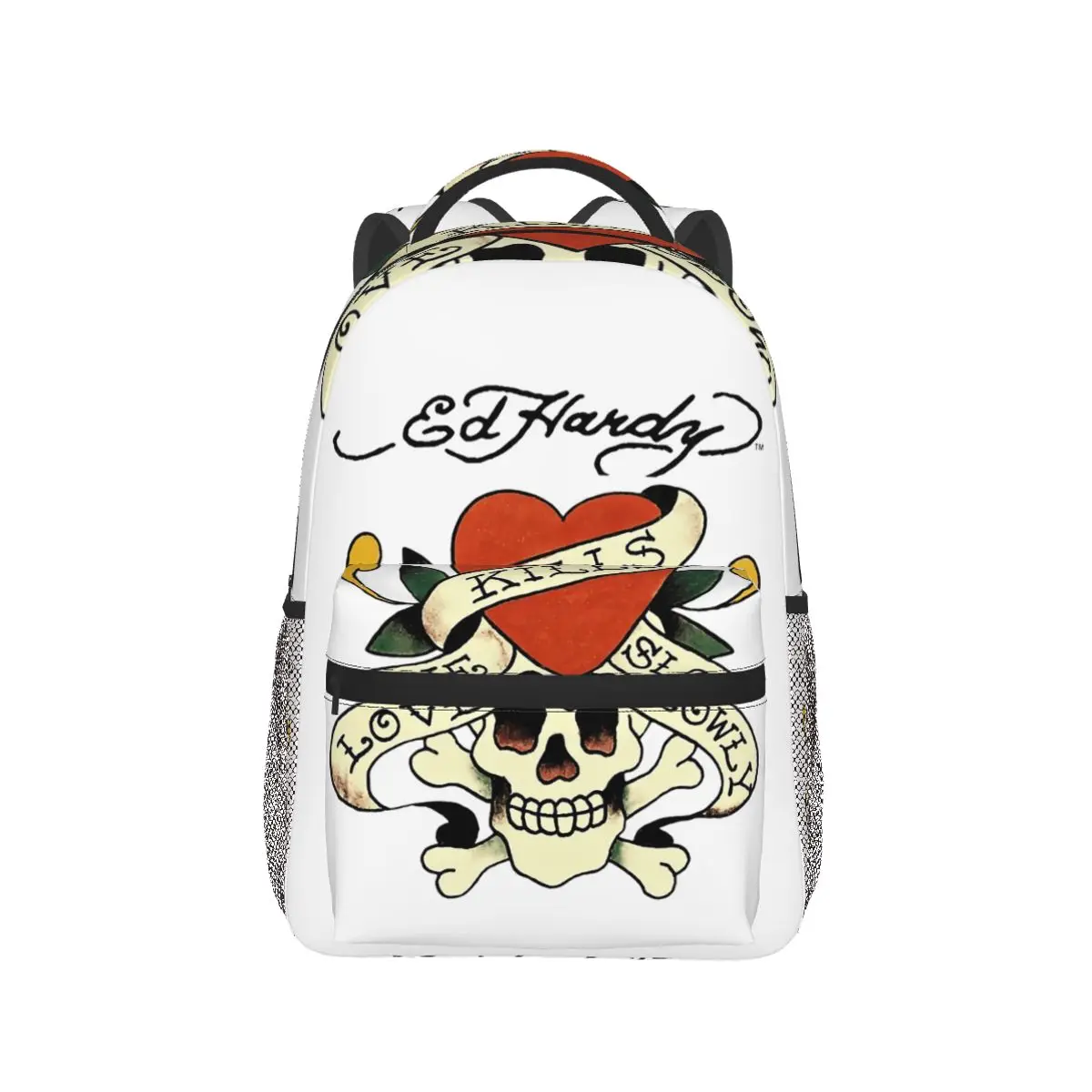 Ed Hardy Love Kills Slowly Backpack Student Boys Girls 