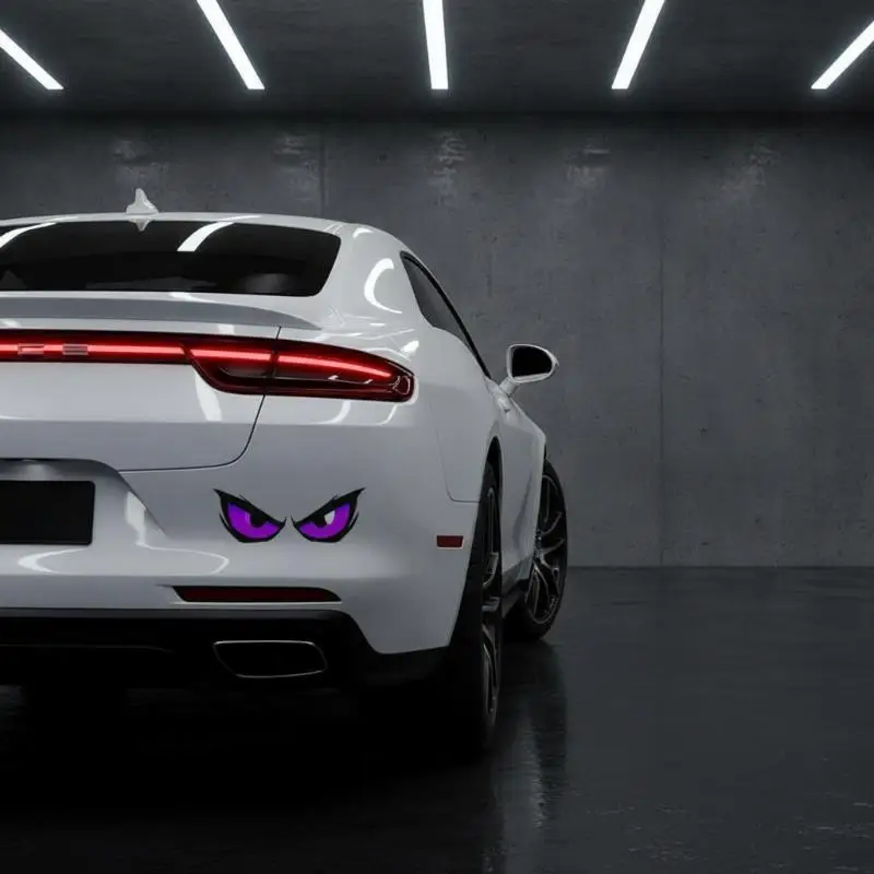 Fierce Eyes Sticker Devil Eye Personalized Creative Car Stickers Bold Decal For Car Bumpers Windows Laptops Skateboards