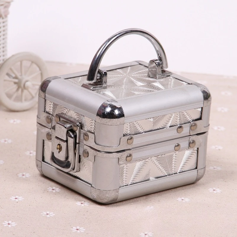 

Aluminum alloy handheld makeup case, professional high-end beauty and beautification makeup case