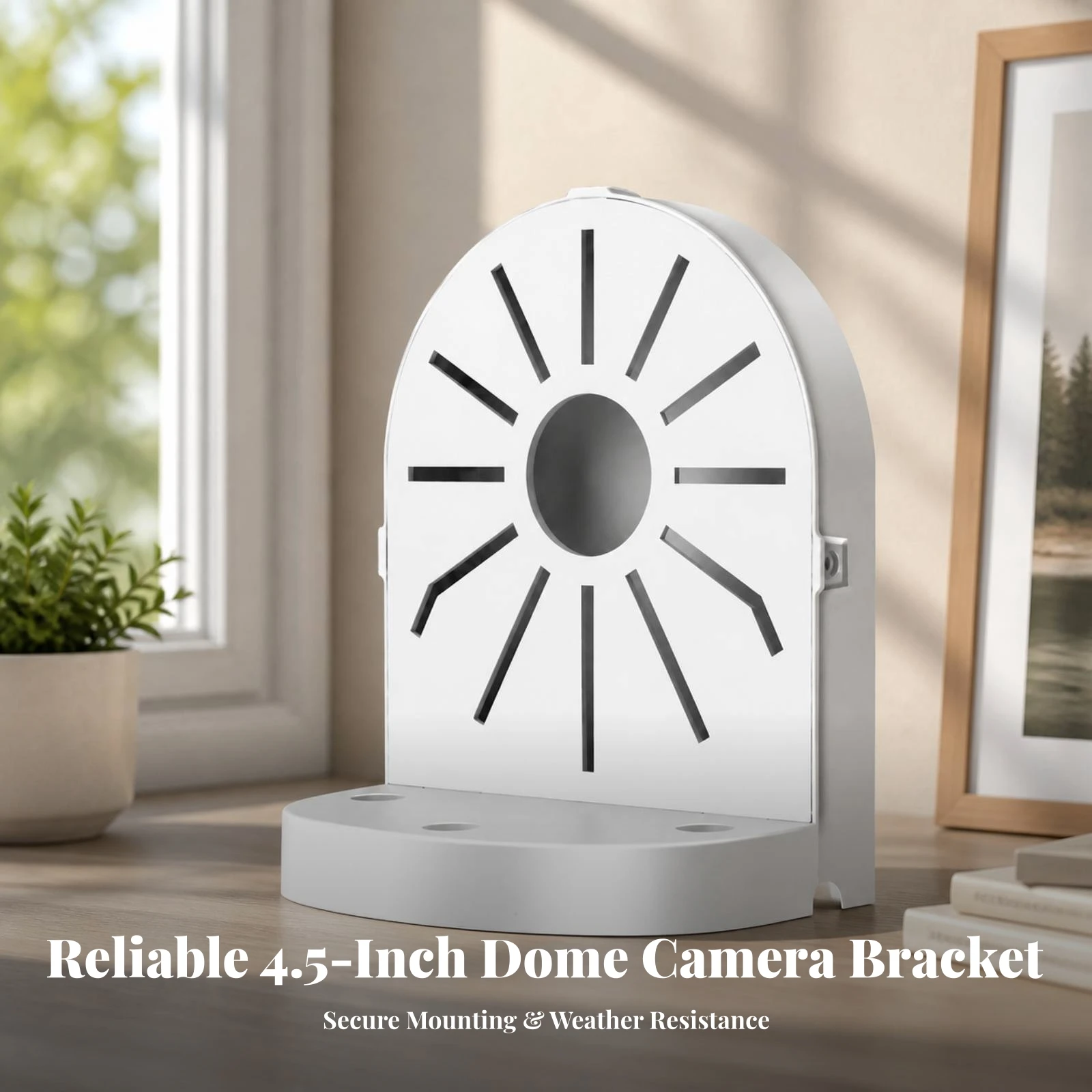 Dome Camera Mount Bracket Powder Coated Security Camera Mount Bracket Hardware Aluminum-Alloy Metal for Surveillance