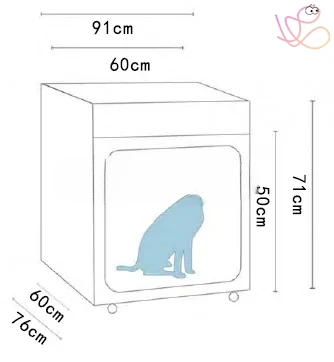 Box Pet Dry Room Medium And Large Dog Hair Water Blowing Machine Cat Dog Hair Blow Dryer Automatic Pet Drying