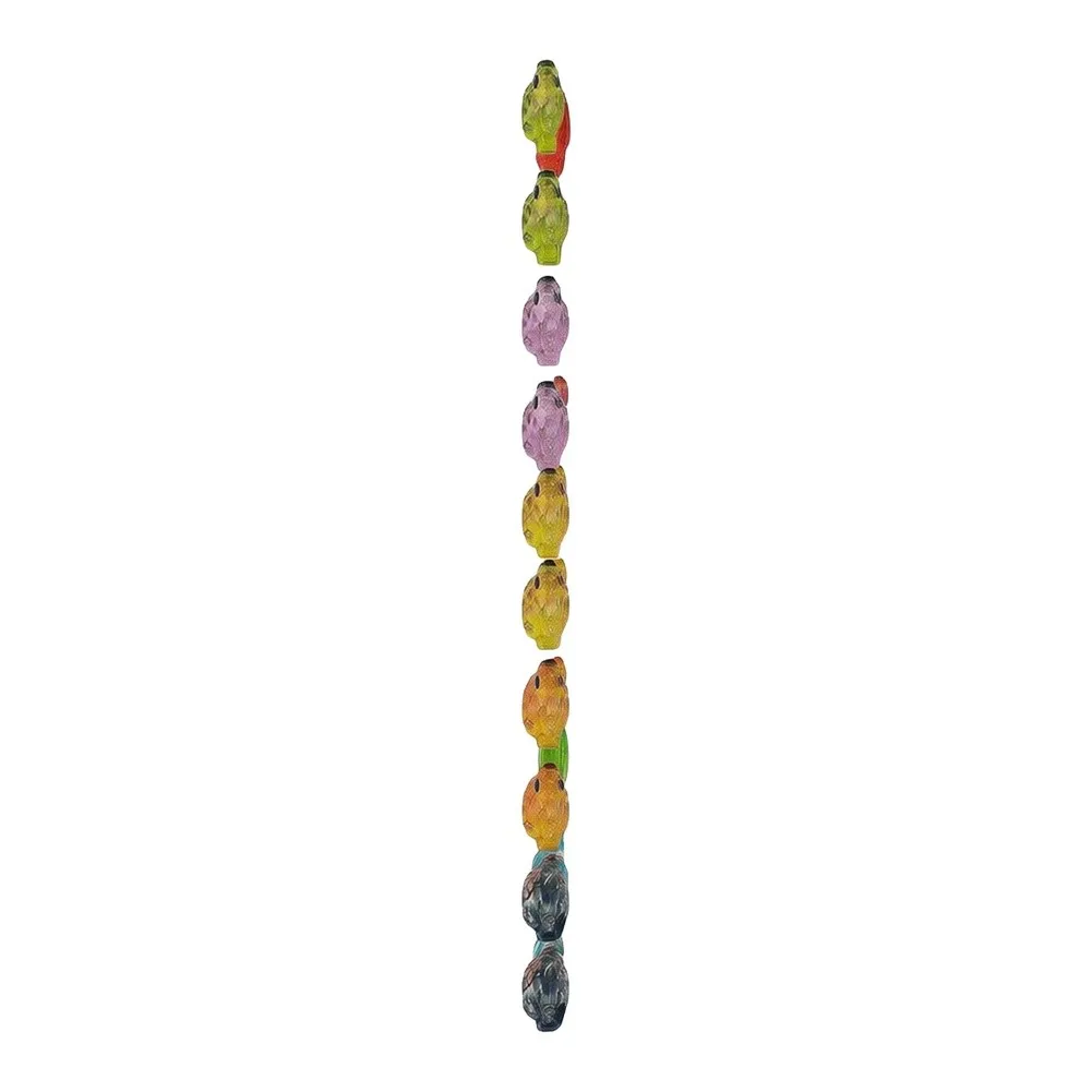 Set of 60 Glow in The Dark Resin for mini Frogs for Garden and Craft Decoration Decorative Additions for Fairy Gardens