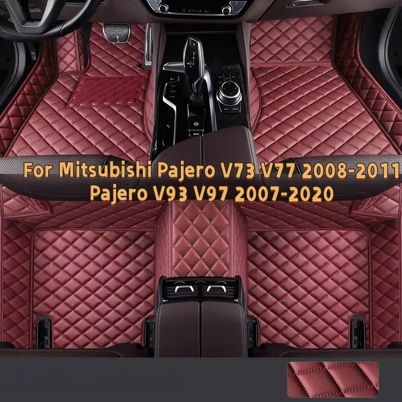 

Custom Car Floor Pajero V93 V97 2007-2020 Accessories Auto Carpets Foot Coche For Mitsubishi Pajero V73 V77 2008-2011
