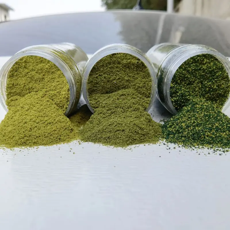 Pó de terreno de superfície modelo de mesa de areia em miniatura de 125ml é adequado para cenas de modelo de solo de superfície, várias escalas