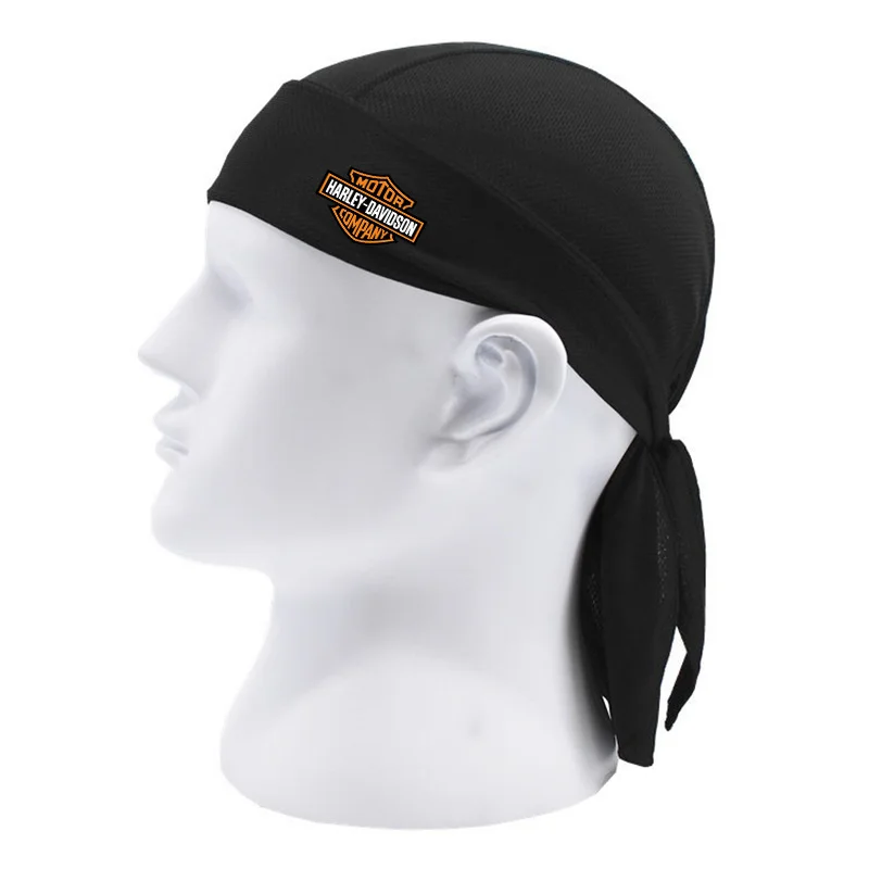For Harley Davidson Electra Quick Dry Headband Scarf Summer Men Running Riding Bandana Headscarf Hiking Running Balaclava Hat