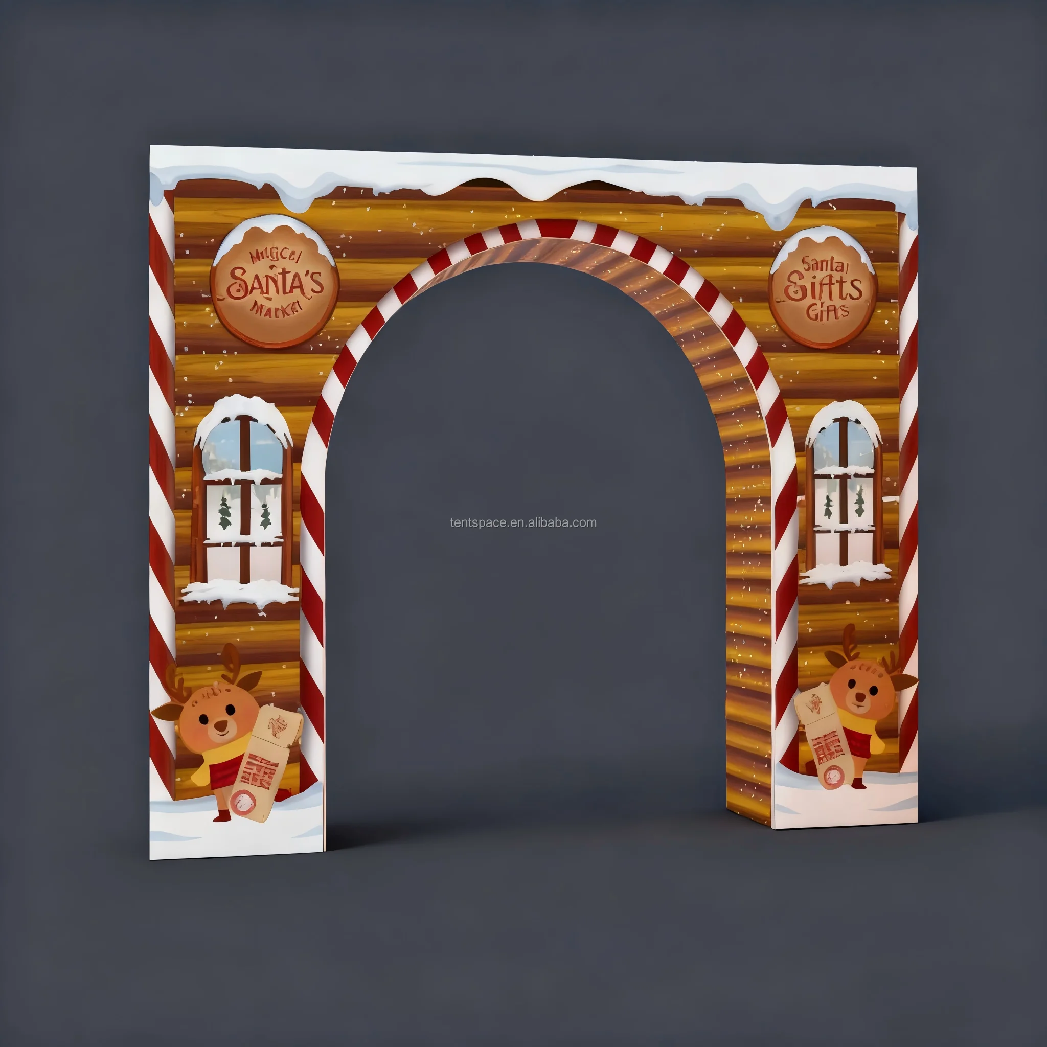 

Customizable Lightweight Portable Fabric Arch Entrance Display Stand with Aluminum Frame for Sports Events & Exhibitions