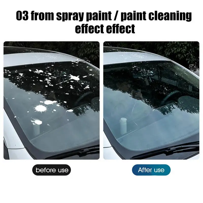 Car Paint Cleaning Spray 500ml Automotive Paint Remover Spray Automotive Spray Paint Remover With Gloves And Towel Removes