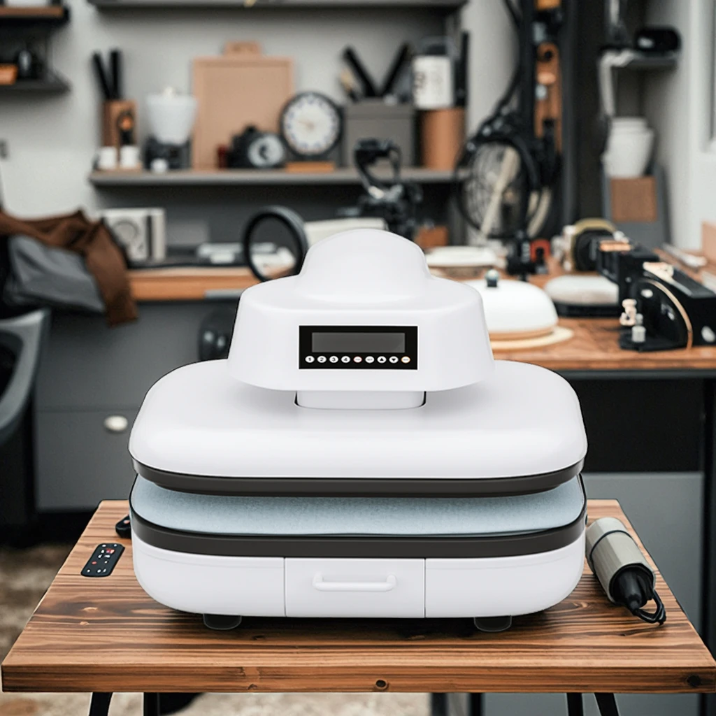 

Оптовая продажа от фабрики FCOLOR: DTF-принтер 38*38 см и термопресс для переноса изображений на футболки и одежду