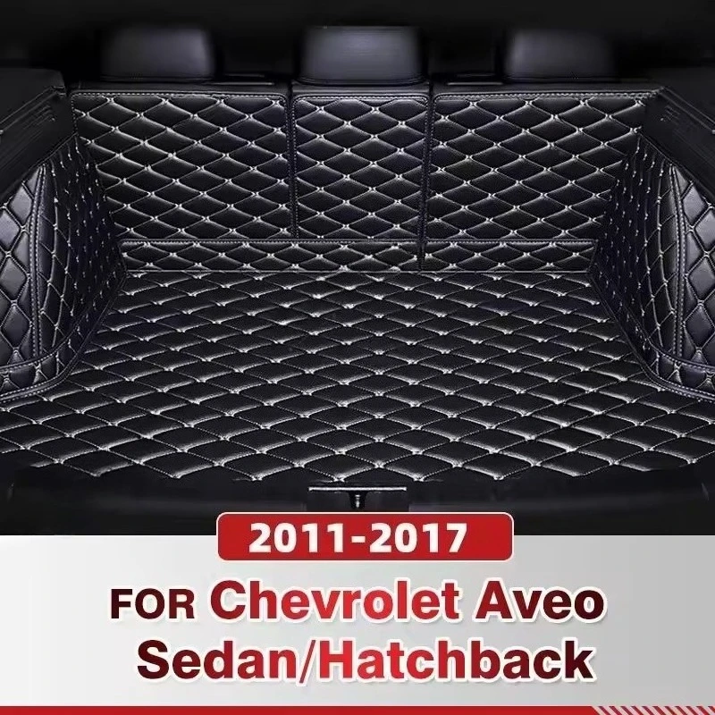 

Для Chevrolet Aveo Sedan/Hatchback 2011-2017 авто полное покрытие коврик для багажника автомобильный защитный коврик грузовой подкладки аксессуары для интерьера