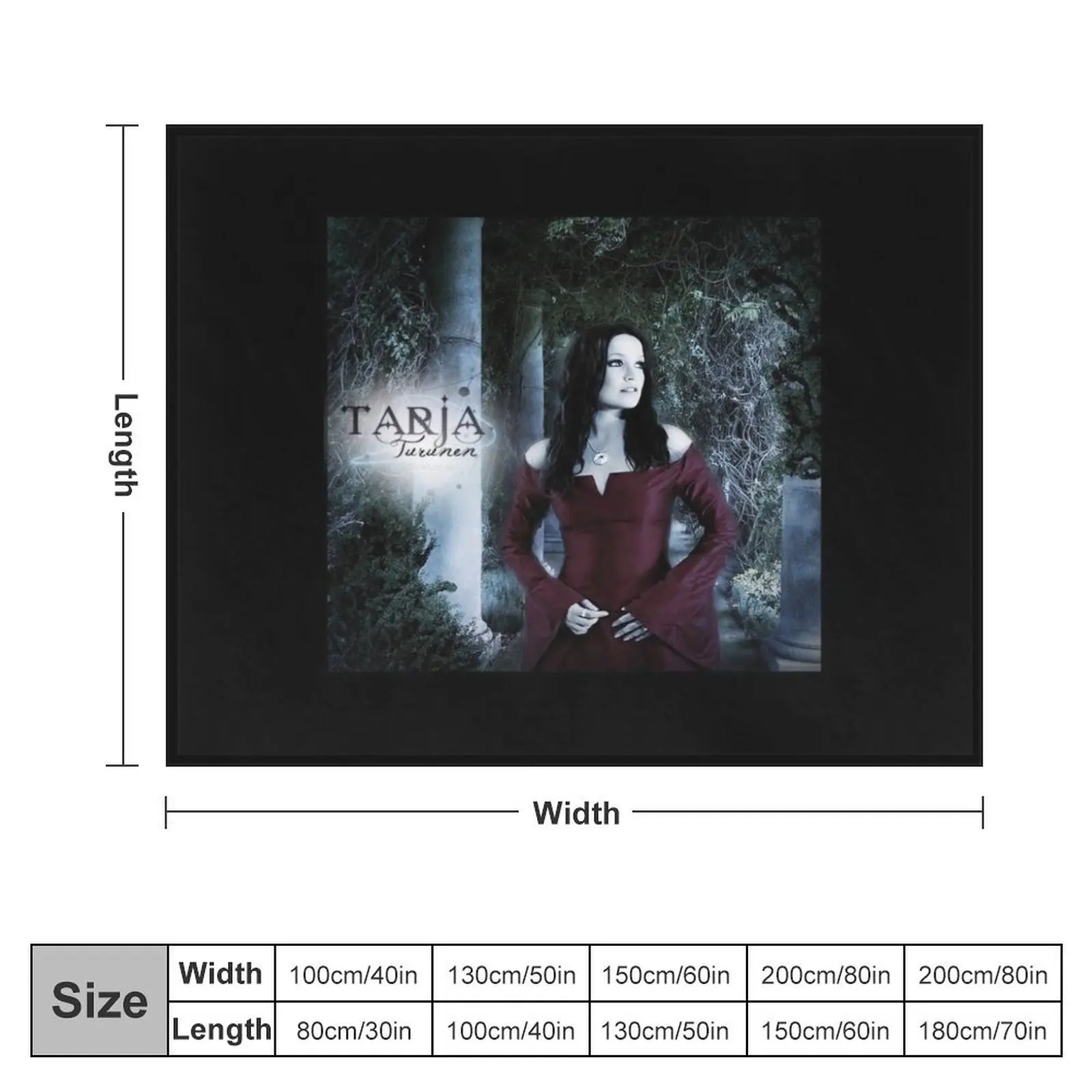 trj02,tarja Soile Susanna Turunen Throw Blanket Summer Beddings Custom Blankets