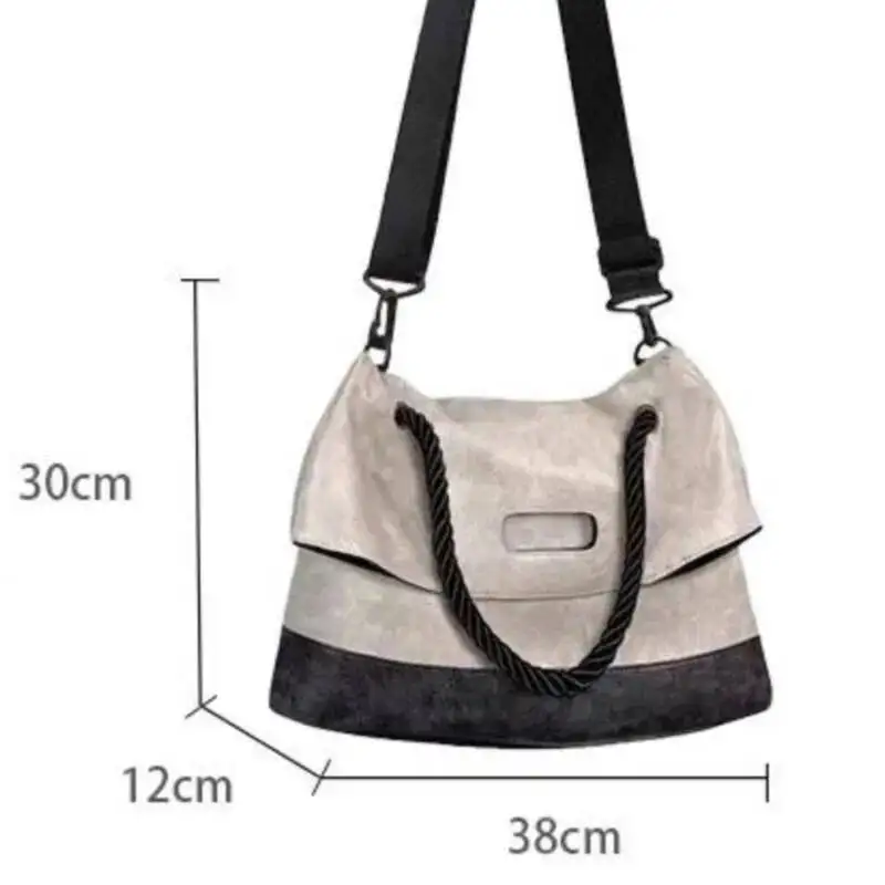 Bloom Versatile Large Capacity Handbag Tote Women Hot Girls Leather Casual Messenger Bag Female Retro Y2k Shoulder Bags