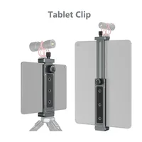 LEAPLIGHT Universal de aluminio para tableta, soporte para teléfono, Clip, trípode, soporte ajustable para teléfonos, tabletas Ipro, soporte para tableta