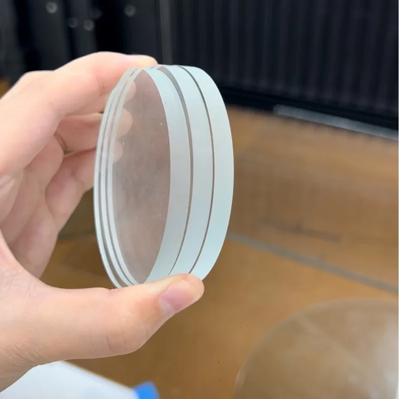 High-Precision Infrared Picosecond Laser Machine With Integrated Cutting And Splitting K9 Optical Blue Ultra-Thin Glass Lens