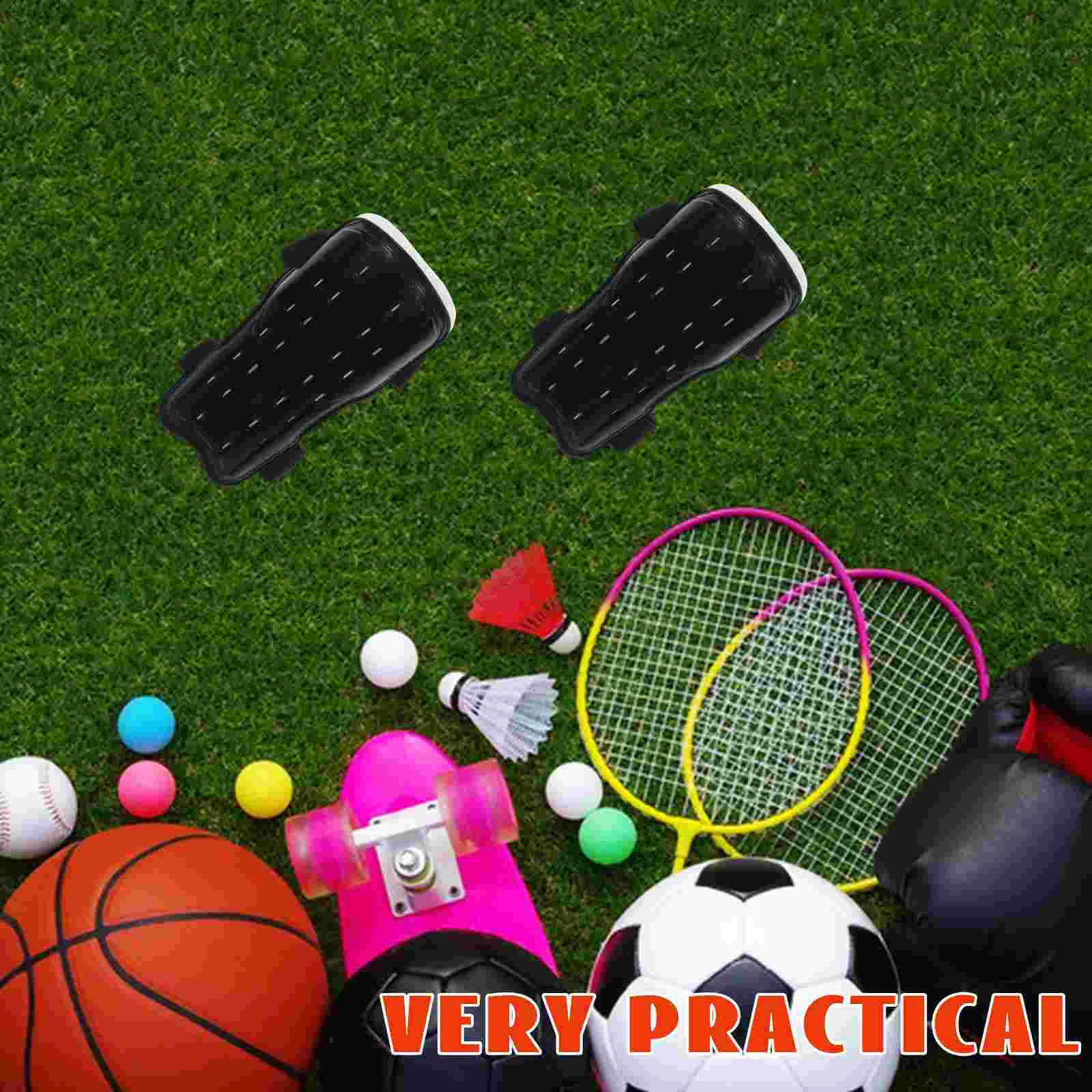 2 Pairs Breathable Soccer Shin Guards Protective Gear Sin Pads Protection Protector Lightweight