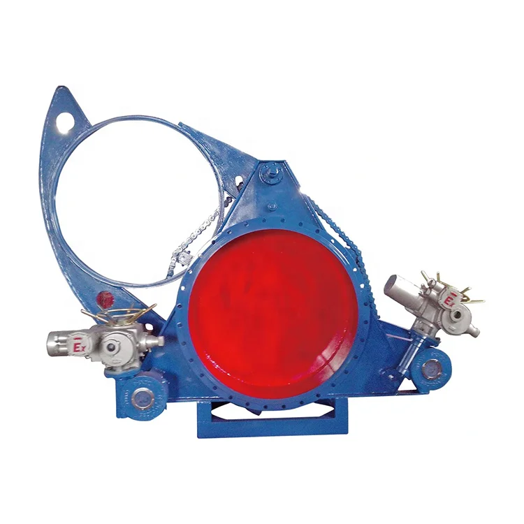 Explosion-proof Electric Blind Plate Valves Gas Goggle Blind Valve
