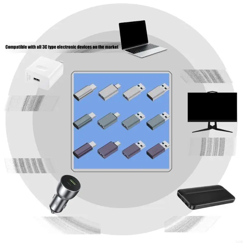 2025 New Compact USB Port Protectors Prevents Unauthorized Data Access Metal Housing Data Blocker Works With Various Electronics