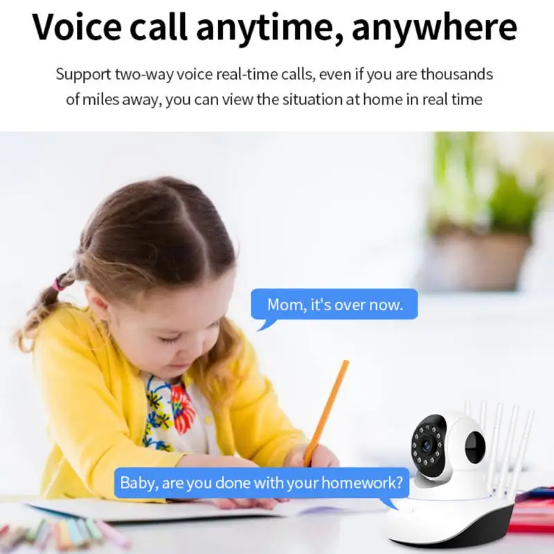 WiFi HD 3MP Wireless IP Camera head shaker JXLCAM APP 360-degree rotating wireless camera Security Surveillance Cam Smart Home