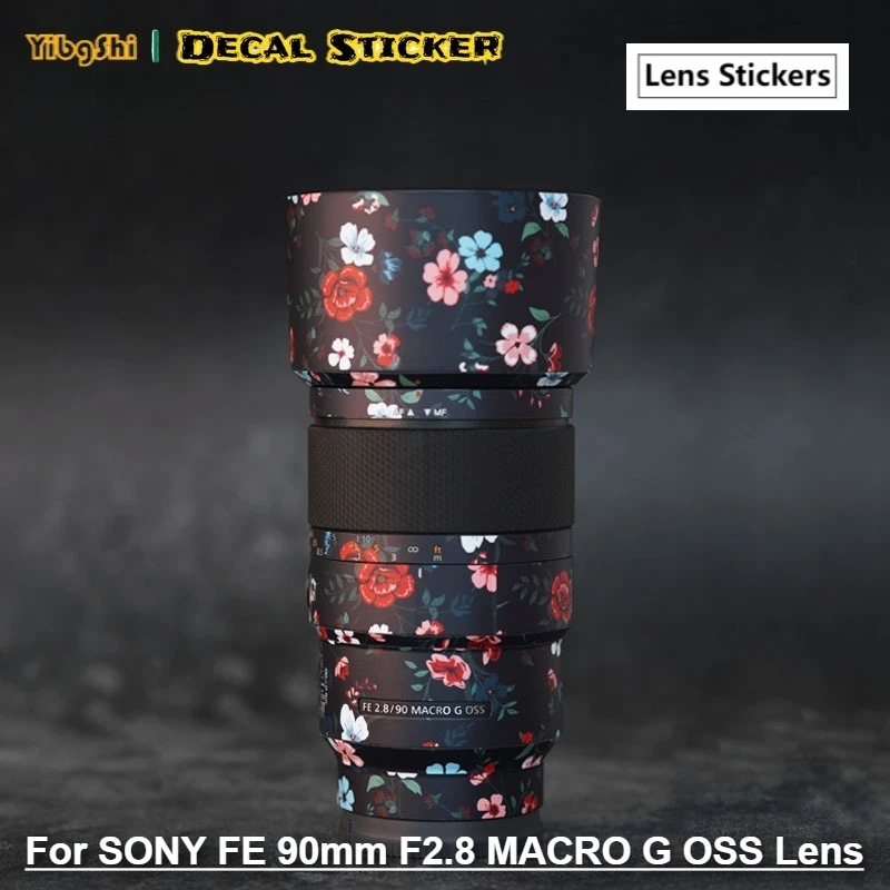 

Защитная виниловая пленка-наклейка для объектива SONY FE 90mm F2.8 MACRO G OSS, защитное покрытие для корпуса объектива SEL90M28G