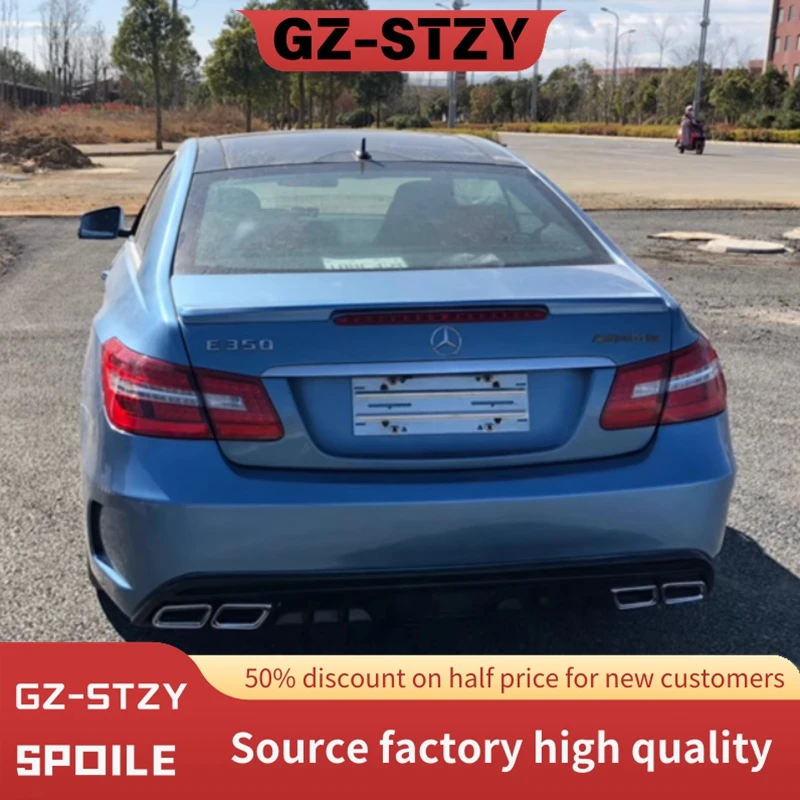 

For Mercedes Benz E-Class W207 C207 2Door Coupe E200 E550 E300 E350 2008-2015 Rear Trunk Lid Boot Ducktail Lip Car Spoiler Wings